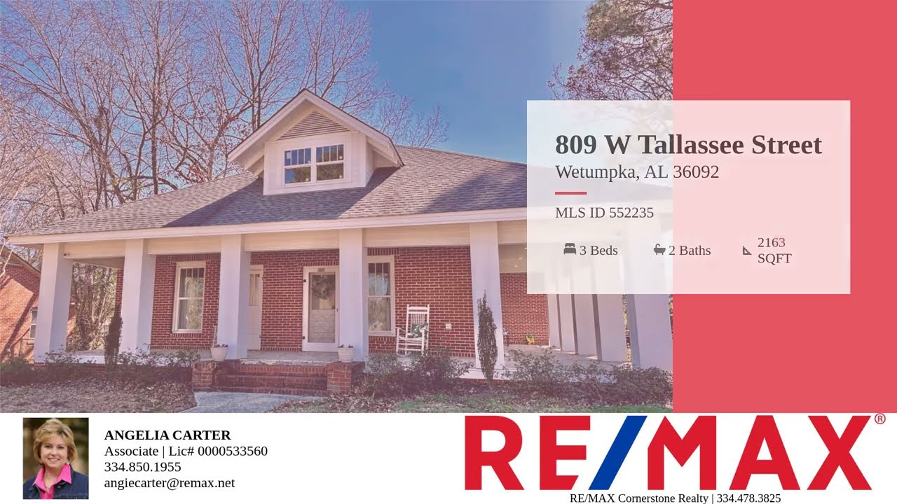 809 W Tallassee St, Wetumpka, AL 36092