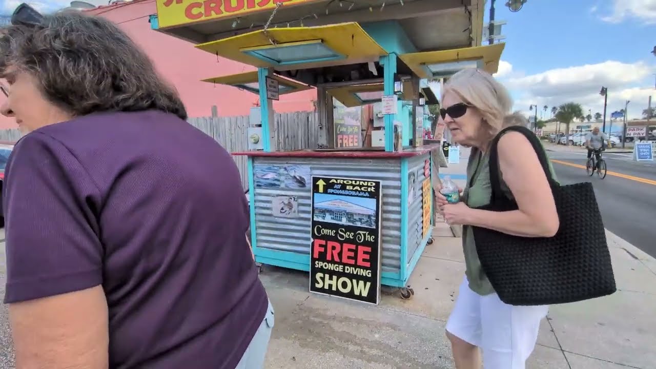 Tour Around Tarpon Springs, FL Sponge Docks Fall 2025