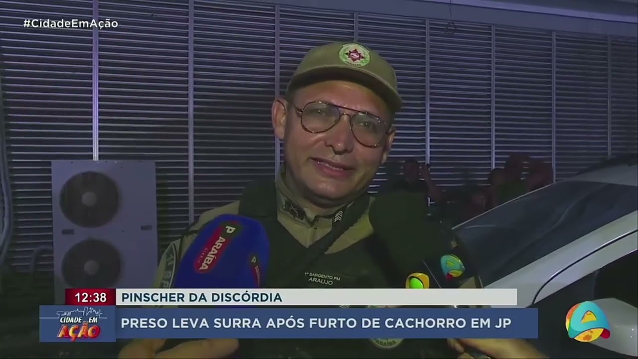 Cidade em Ação - Homem é preso após furto de cachorro em JP