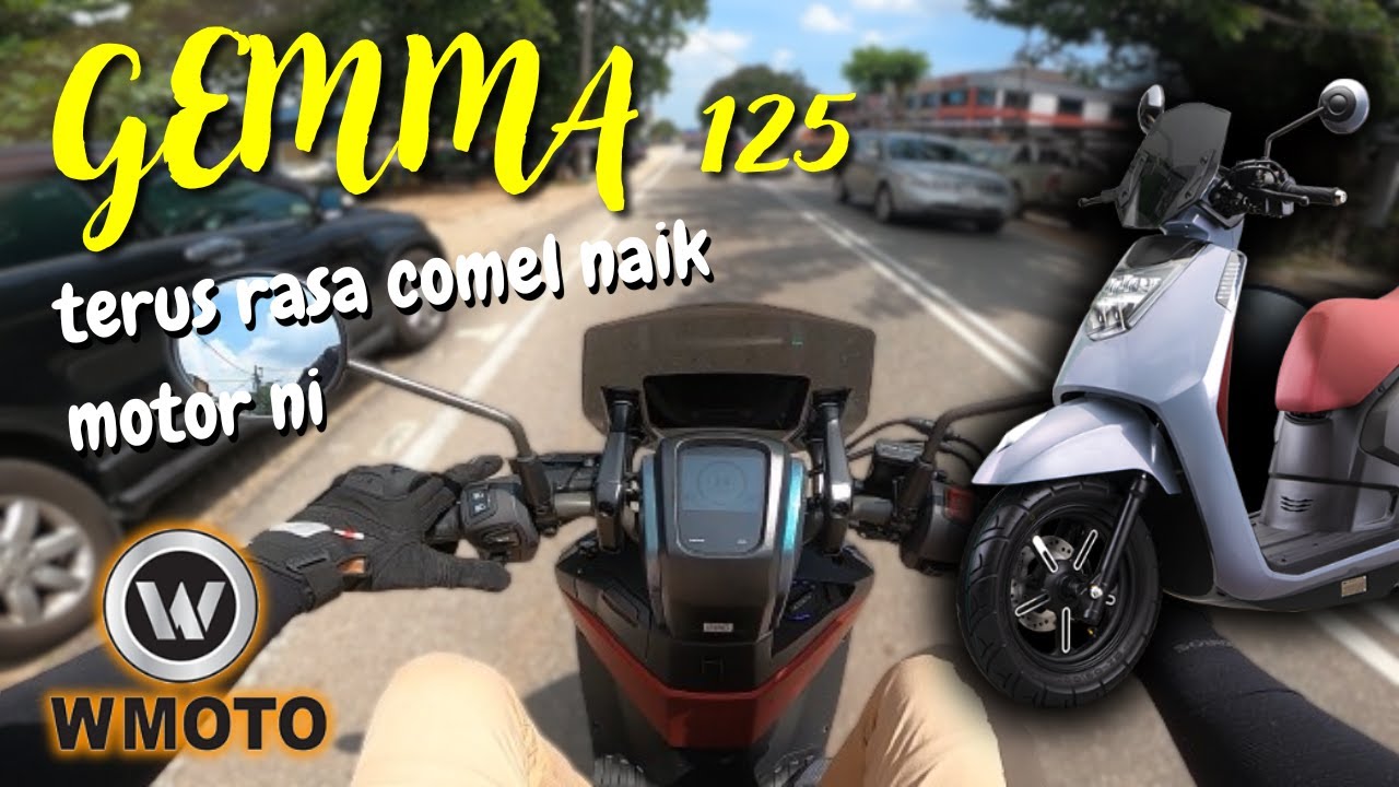 comel skuter ni! WMOTO Gemma 125