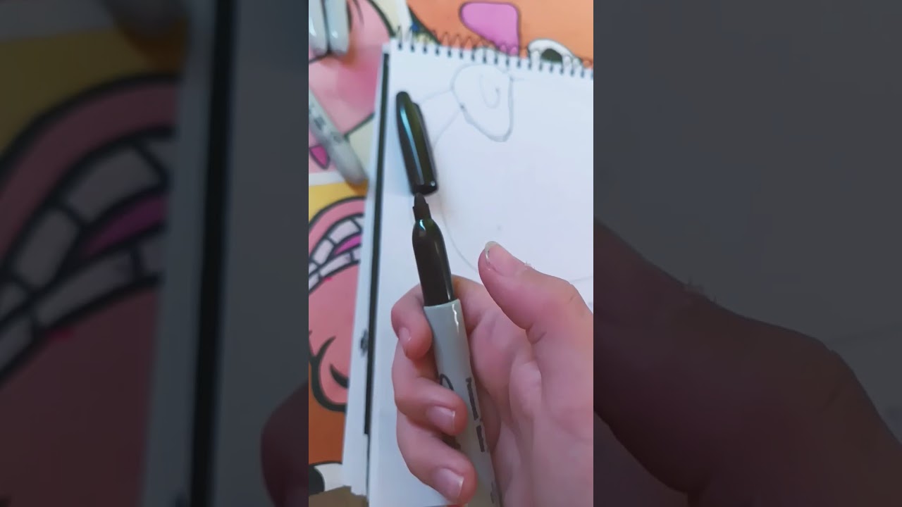 Sharpie black Marker!