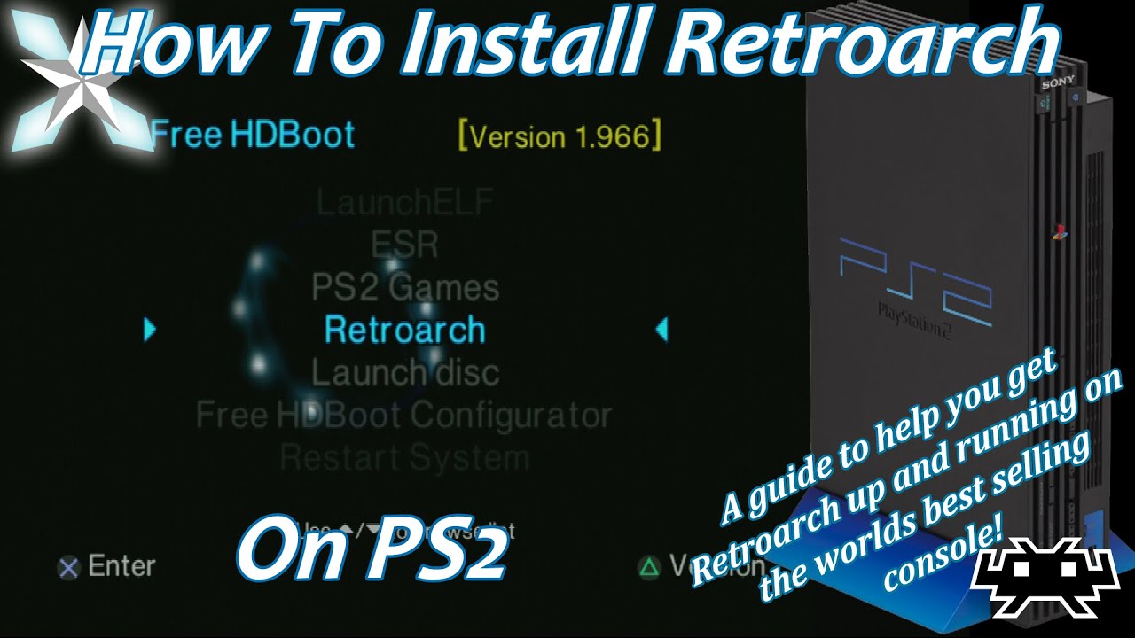 [PS2] Как установить Retroarch!