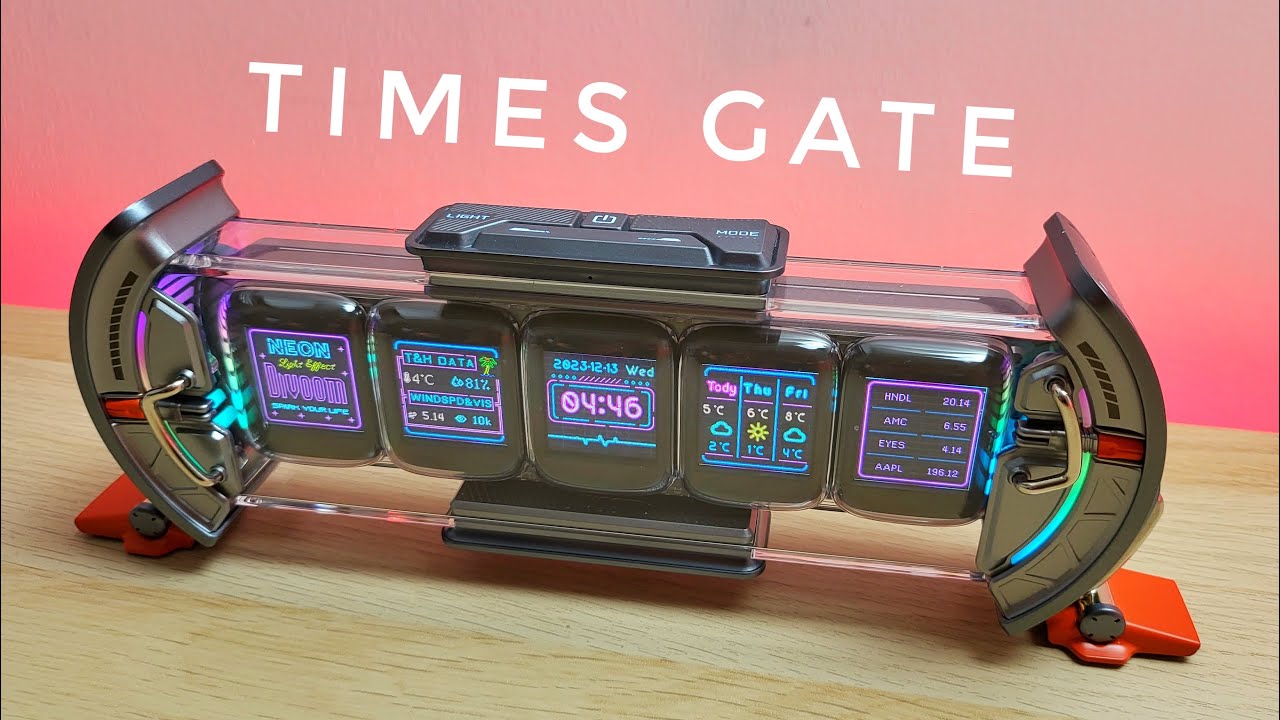 Unique One Of A Kind Desk Accessory - Divoom Times Gate Unboxing & Review