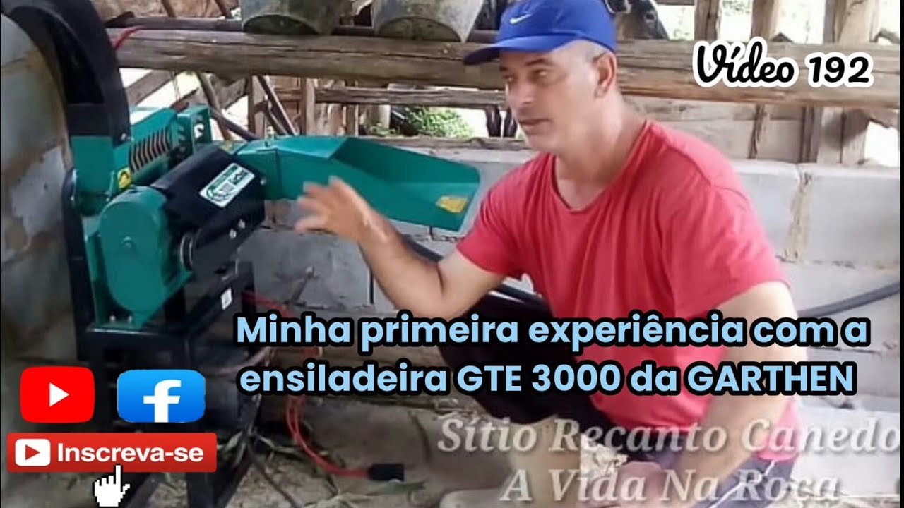 Minha primeira experiência com a ensiladeira GTE 3000 da Garthen- Vídeo 192