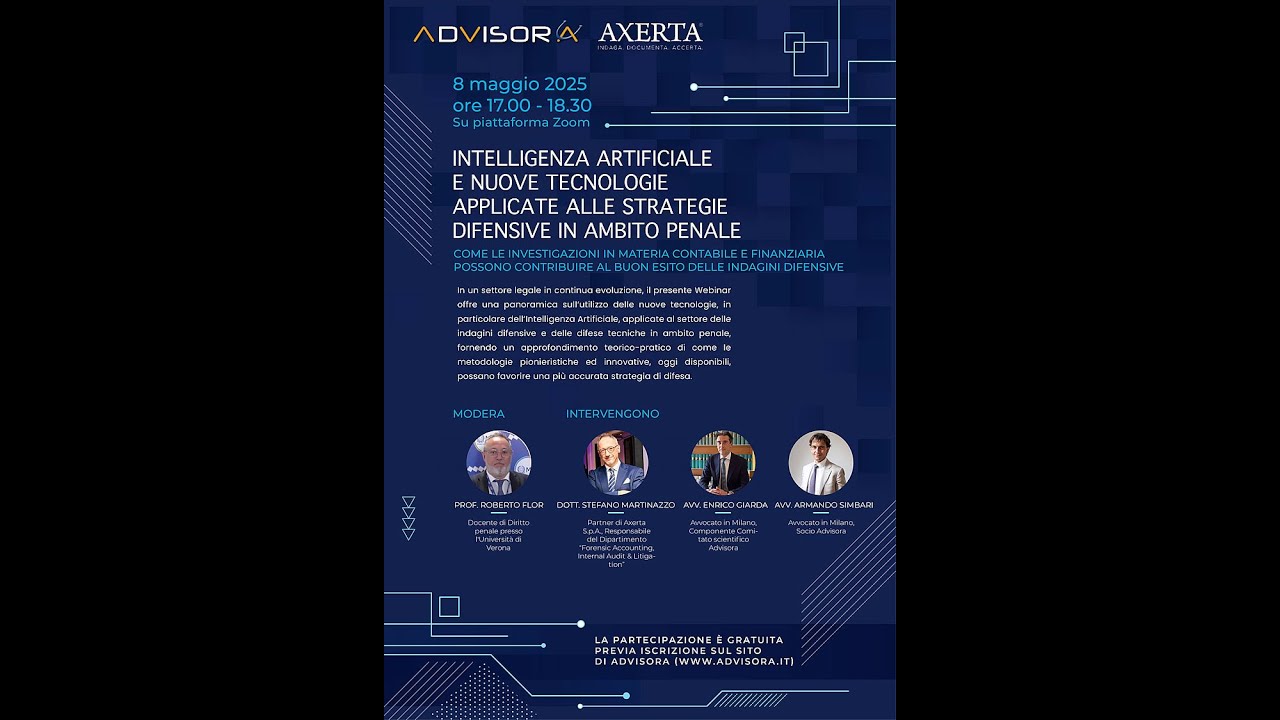 INTELLIGENZA ARTIFICIALE E NUOVE TECNOLOGIE APPLICATE ALLE STRATEGIE DIFENSIVE IN AMBITO PENALE