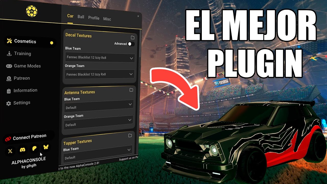 Como INSTALAR el BAKKESMOD y el ALPHA CONSOLE en ROCKET LEAGUE