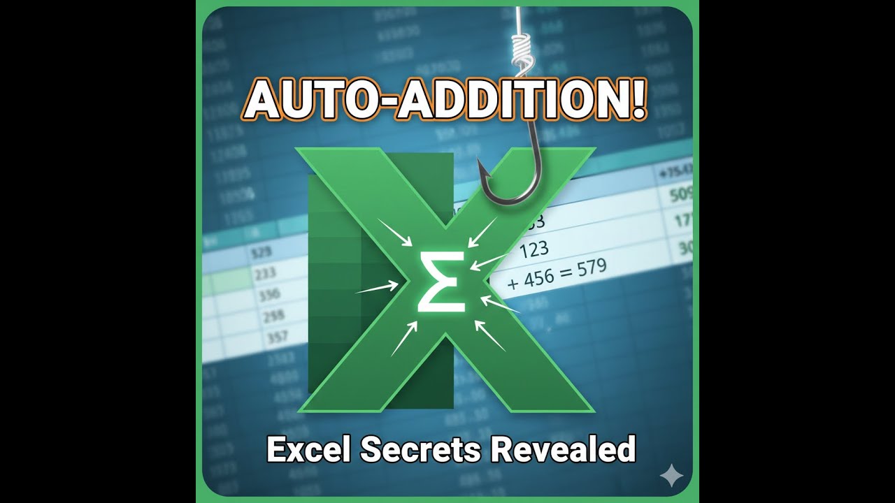 How to add automatically in Excel