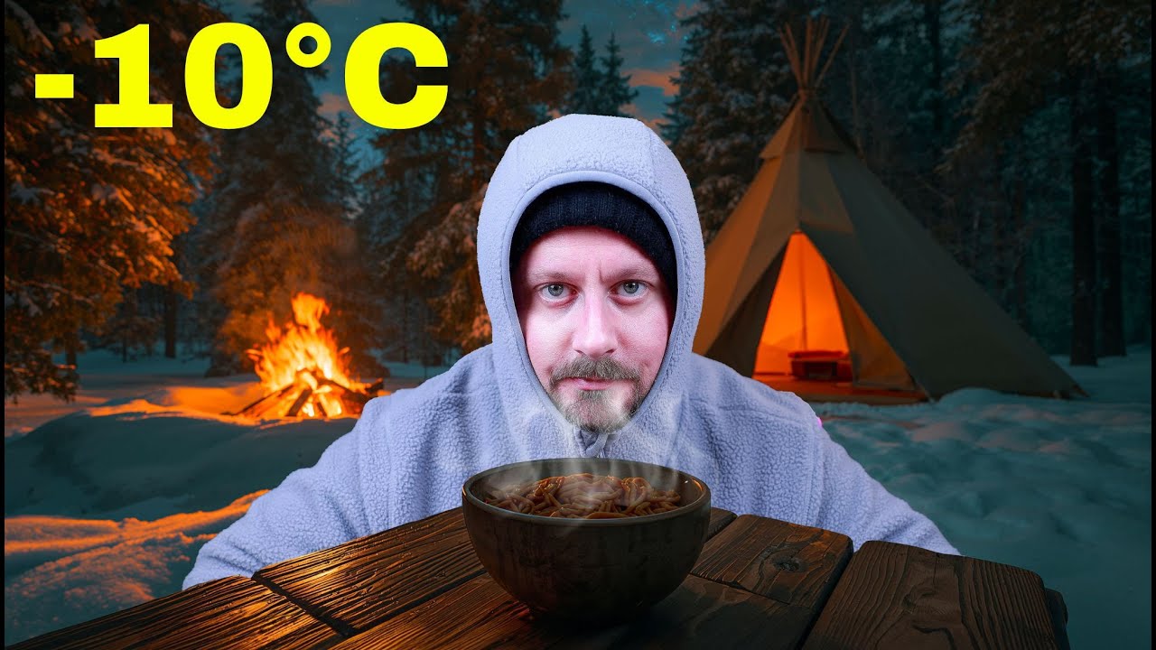 Vietin Yön Ulkona Pakkasessa! Jäädyinkö!? ❄️ 🥶