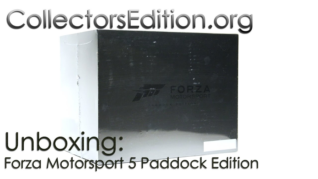 Forza 5 Motorsport Paddock Edition Xbox One Unboxing
