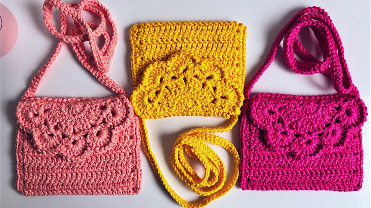 BOLSA DE CROCHE INFANTIL PASSO A PASSO