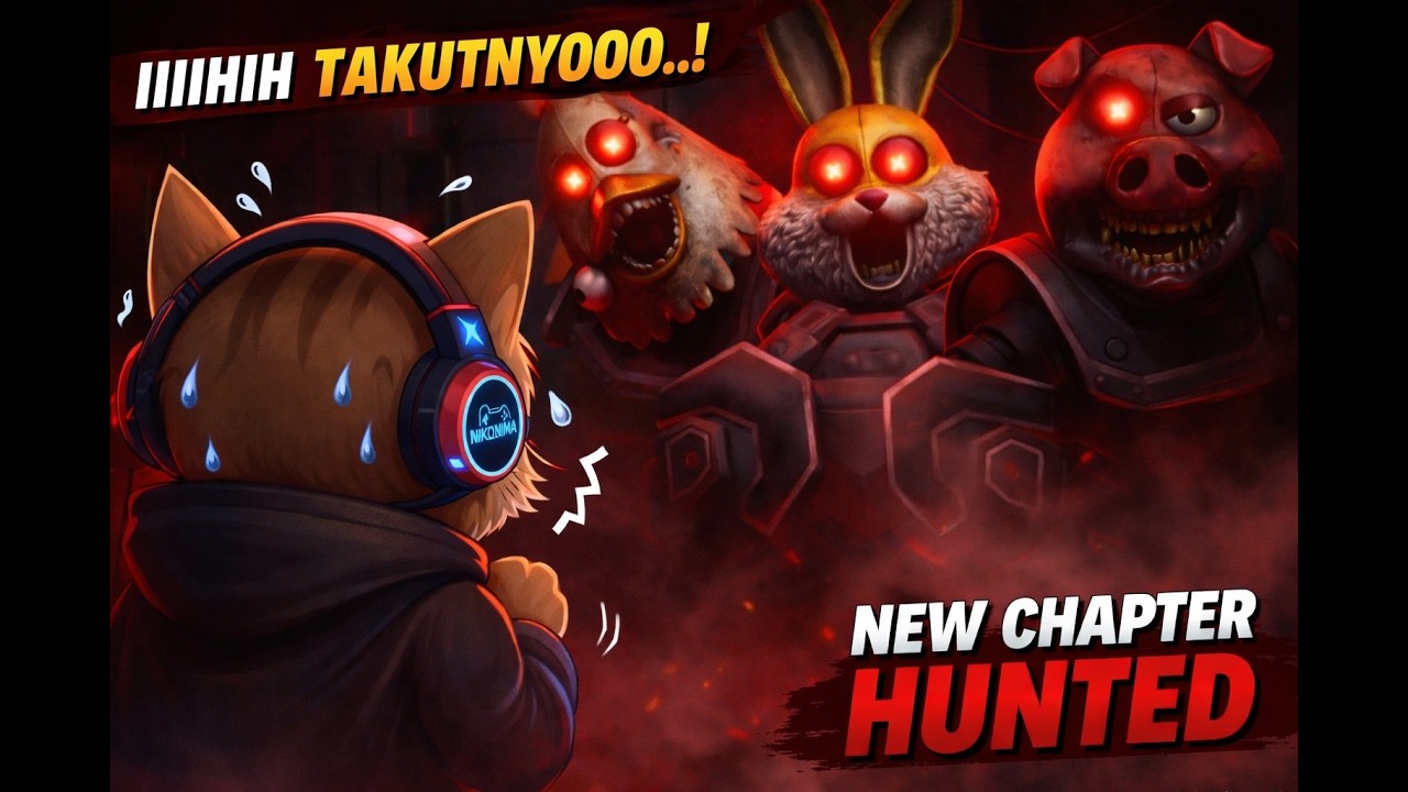 🔴 LIVE! Sedang Puasa Tapi Diburu Anomali… Jumpscare-nya Bikin Panik! 😱 | Roblox Hunted Indonesia