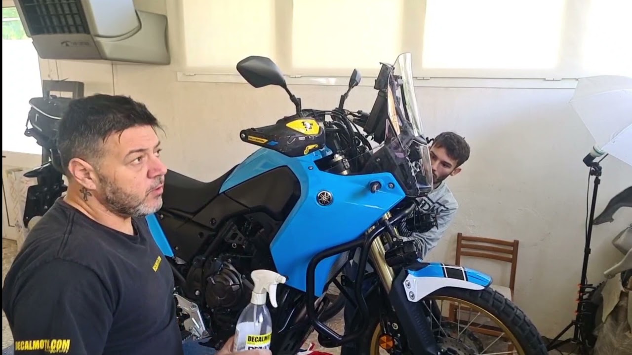 tutorial application kit stickers yamaha tenere 700 rally edition tribute 85 decalmoto.com