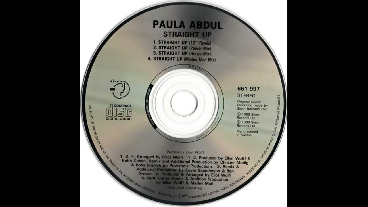 Paula Abdul - Straight Up (Power Mix)