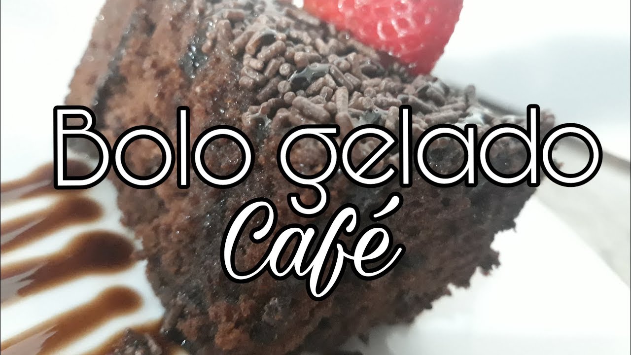 Bolo de caf&eacute;/ Bolo gelado de caf&eacute;
