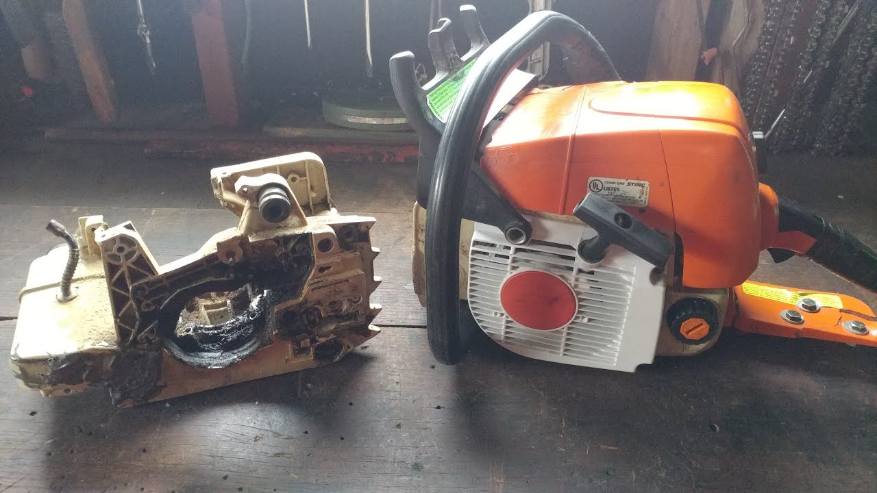 Stihl Ms290 Rebuild!!! Replacing The Fuel Tank!!!