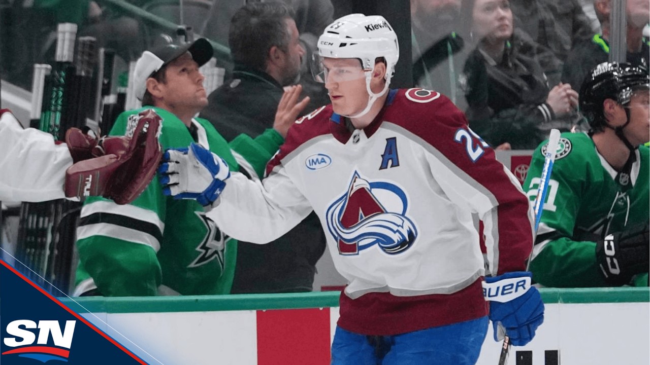 Avalanche's Nathan MacKinnon Beats The Buzzer With Heavy One-Timer vs. Stars