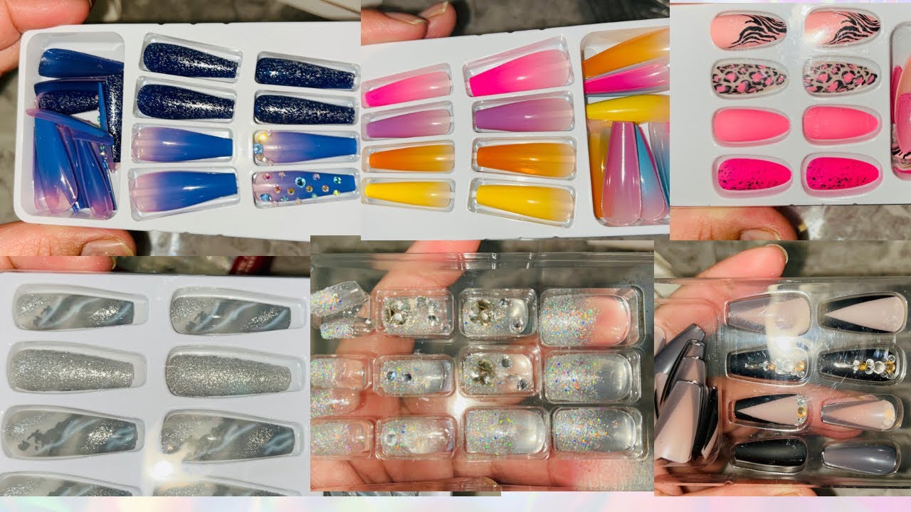 ASMR NAIL OPENING HAUL/NO TALKING/ SATISFYING VIDEO