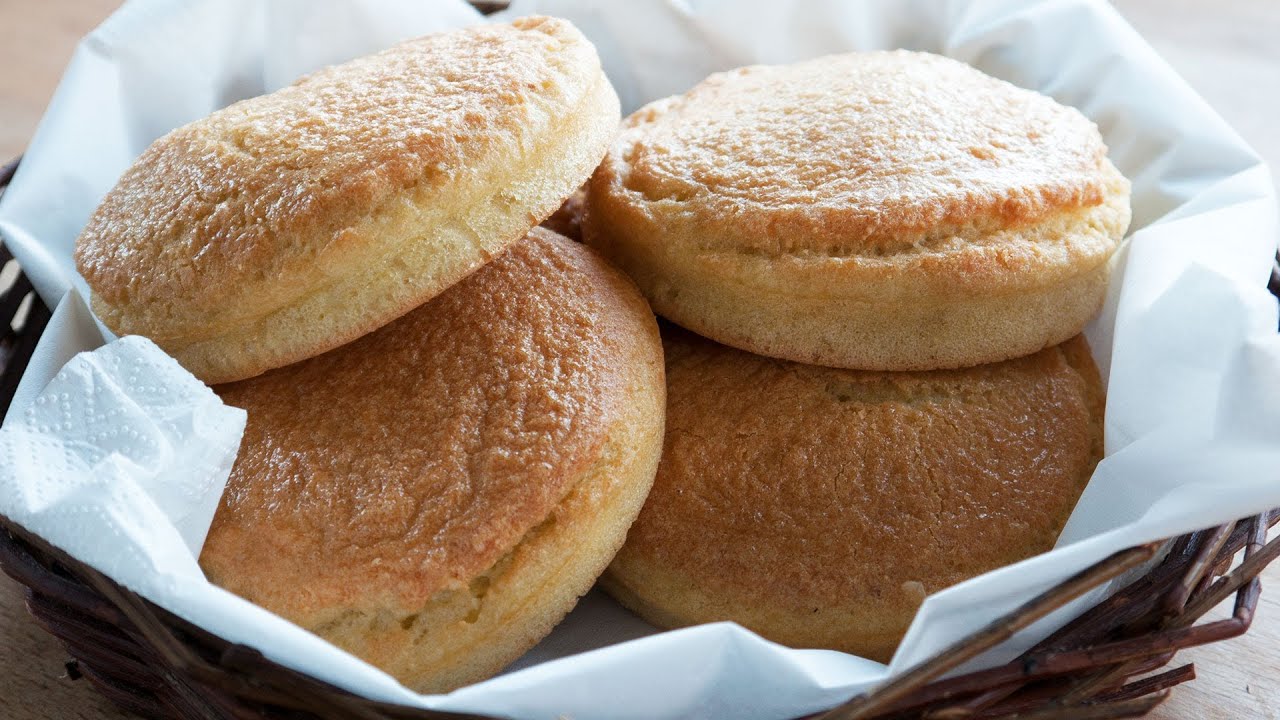 Almond buns for burgers and sandwiches - Paleo buns