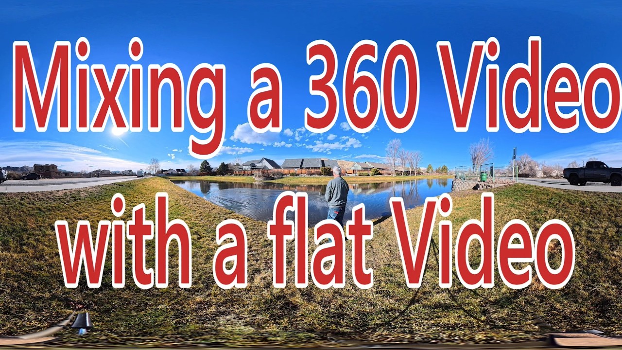 How to mix 360 Videos with a Flat video. Watch at the highest quality