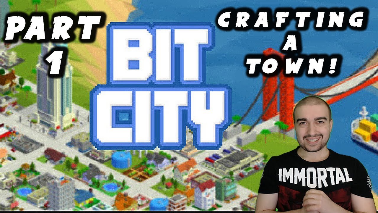 Bit City Walkthrough - #1 - CRAFTING A TOWN! - (Android Gameplay Let's Play) - GPV247
