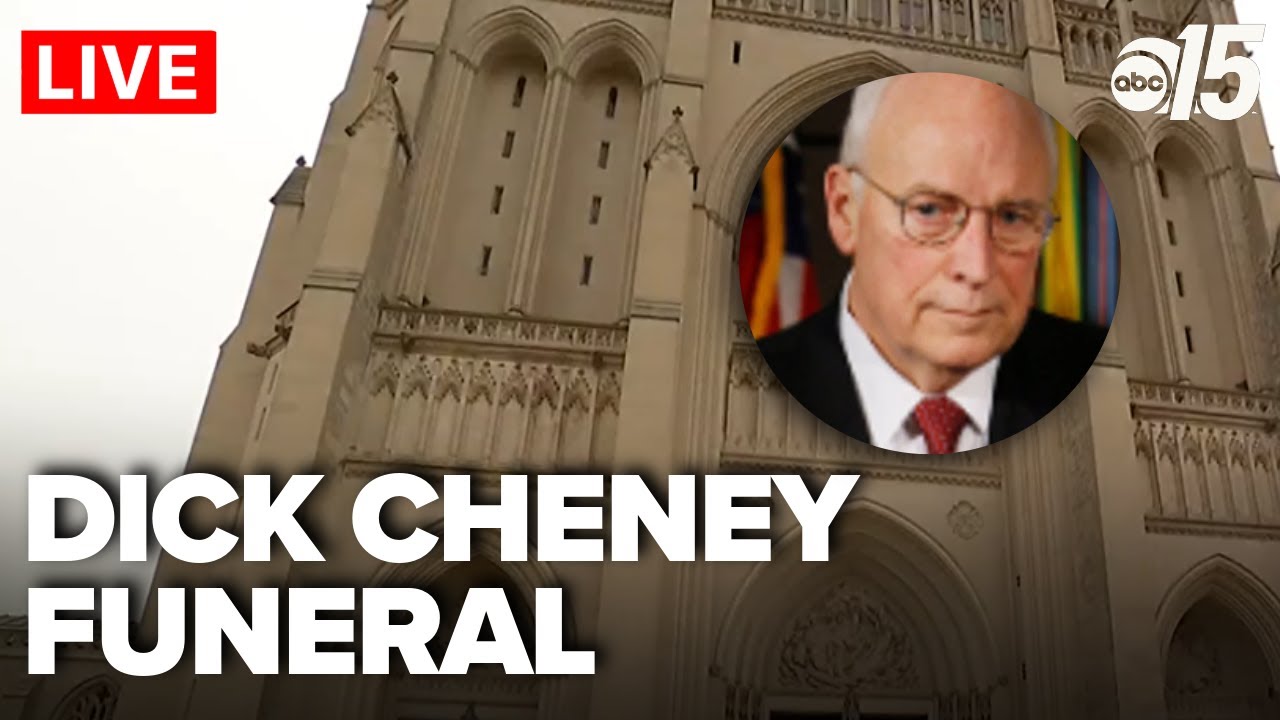 LIVE: Arrivals at  former Vice President Dick Cheney's funeral