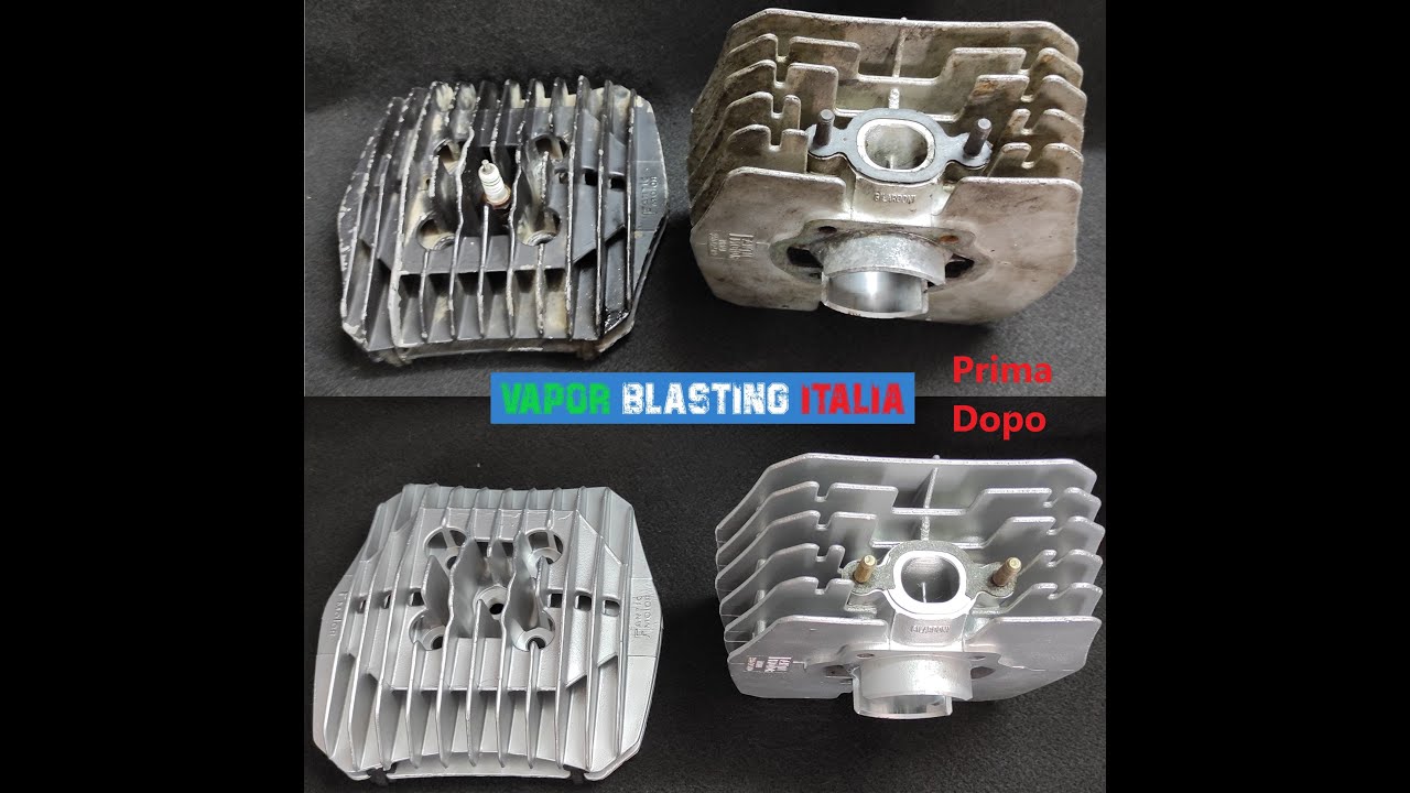 Fantic trial 350, restauro e pulizia dopo 40 anni - vapor Blasting Italia
