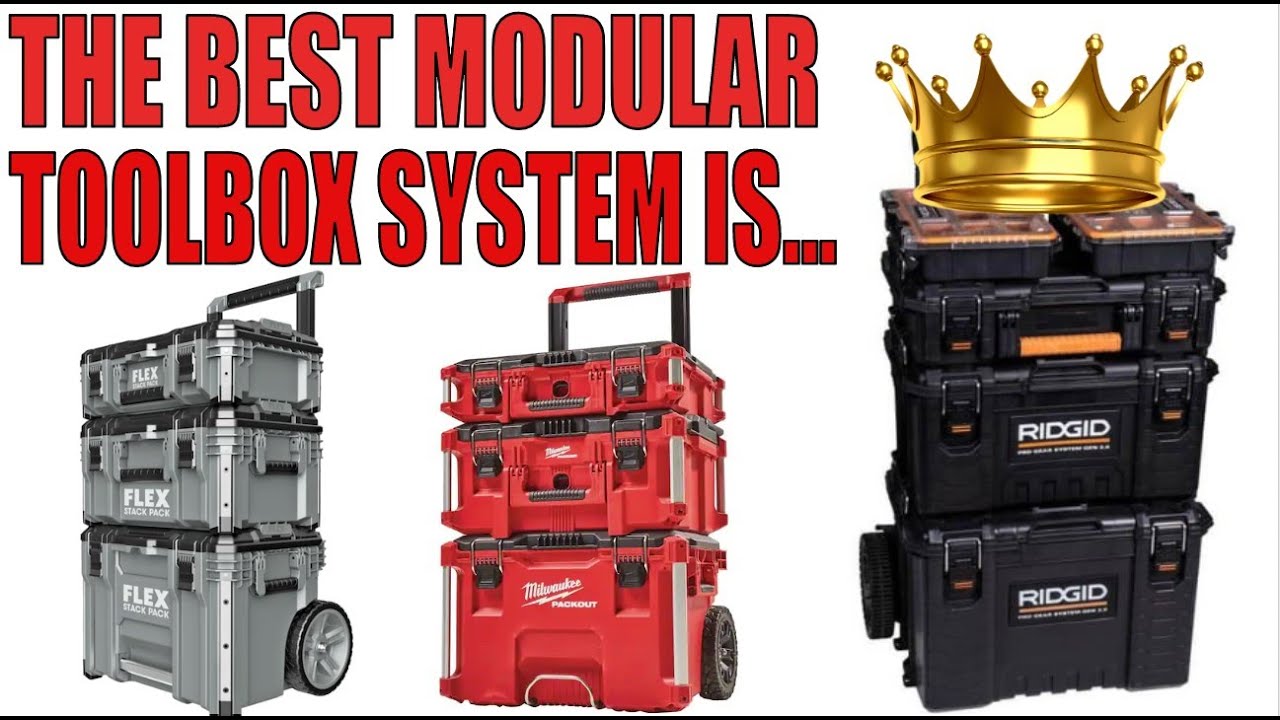 WHICH TOOLBOX SYSTEM IS THE BEST in 2023 pt 1 - Milwaukee Packout vs Flex Stackpack vs Ridgid 2.0
