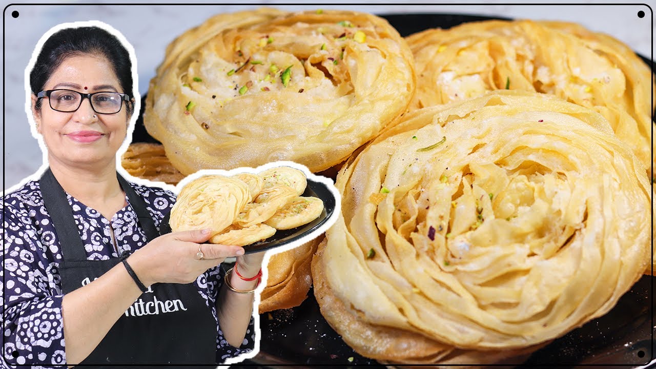 50 परतों वाला क्रिस्पी सतपुरा बनाये 1 खास ट्रिक से हलवाई जैसा | Mahalaxmi Special Satpura Recipe