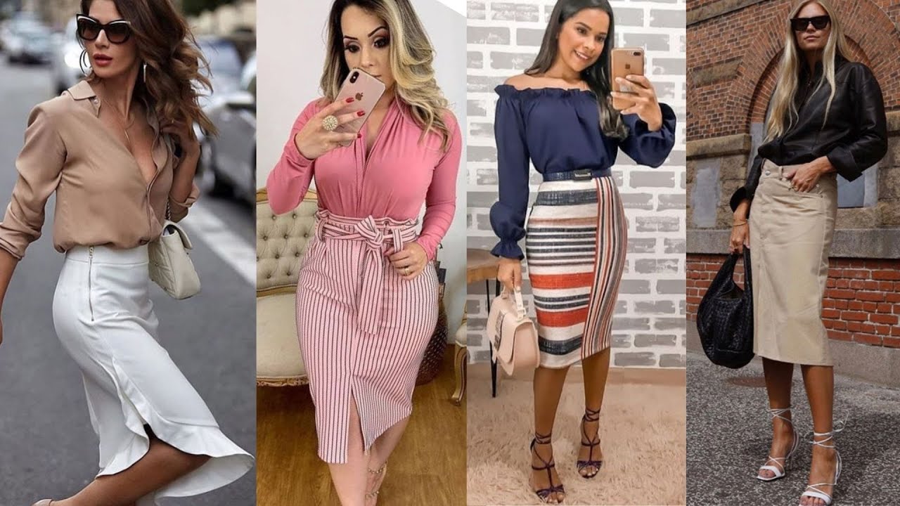 CAMISAS con FALDA LAPIZ Comb&iacute;nalas😘Super Cool