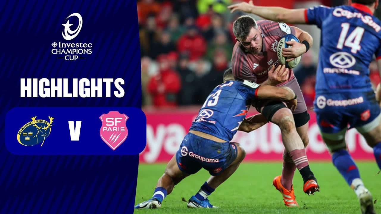 Instant Highlights - Munster Rugby v Stade Français Paris Round 1 | Investec Champions Cup 2024/25