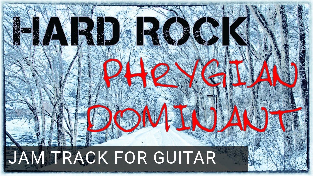 Phrygian Dominant Backing Track for Guitar in B