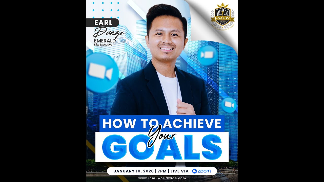 How to Achieve Your Goals by Mentor Earl Duazo - 11-01-2026