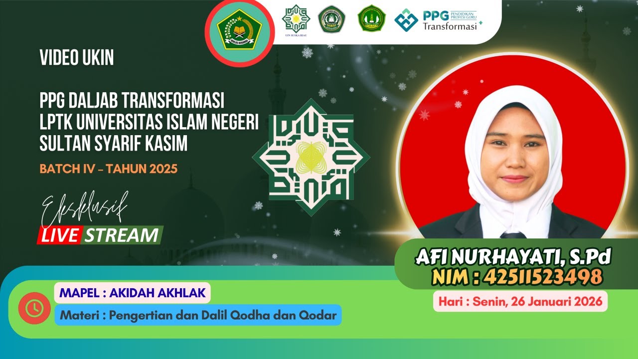 Afi Nurhayati, S.Pd |Video Praktik Pembelajaran UKIN PPG 2025 - Mapel Akidah Akhlak