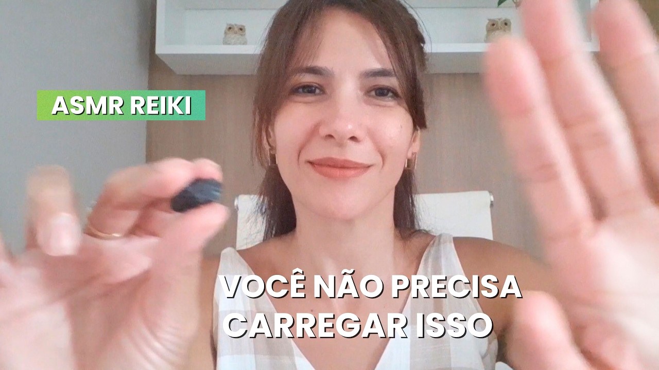 🕊️ Reiki ASMR para Eliminar Estresse e Energias que Não Ajudam | Relaxamento Profundo