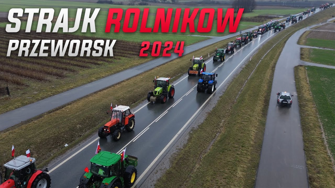 ✩🇵🇱Strajk Rolników 09.02.2024 ⛔️ ✩🇵🇱 | 🚜🚨 | ✩🇵🇱 Przeworsk 200 CIĄGNIKÓW✩🇵🇱