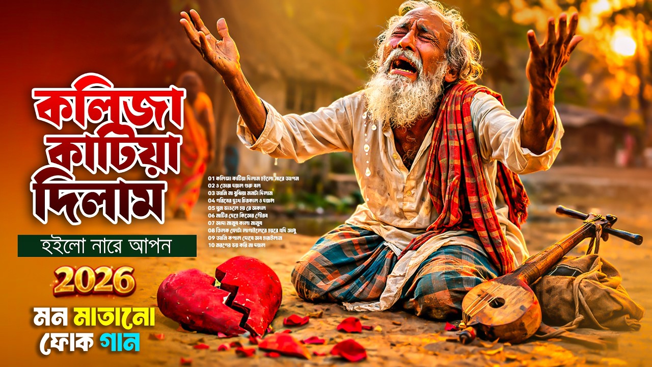 কলিজা কাটিয়া দিলাম | হইলো নারে আপন | হৃদয় ভাঙা কষ্টের বাউল গান | Liton Roy | Bangla Folk Song 2026