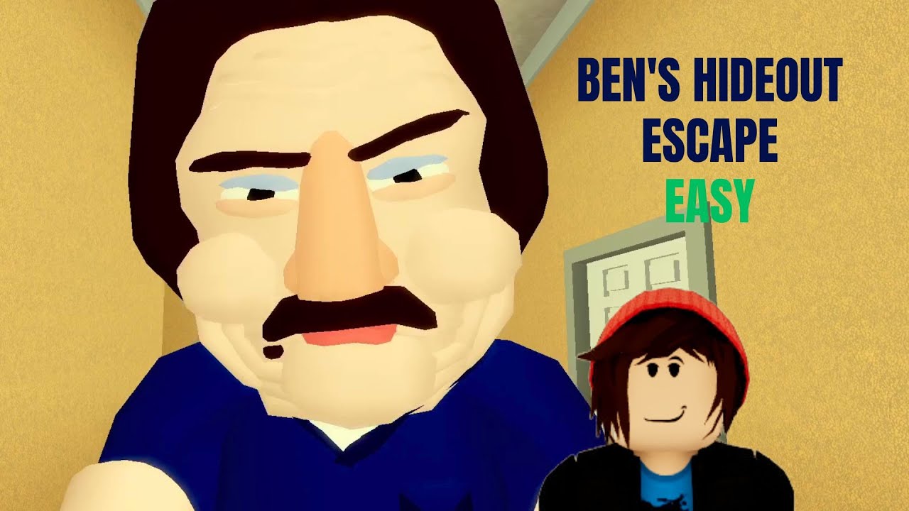 Ben's Hideout Escape Easy Mode (10 Locations + Secret Ending) Roblox Gameplay Walkthrough
