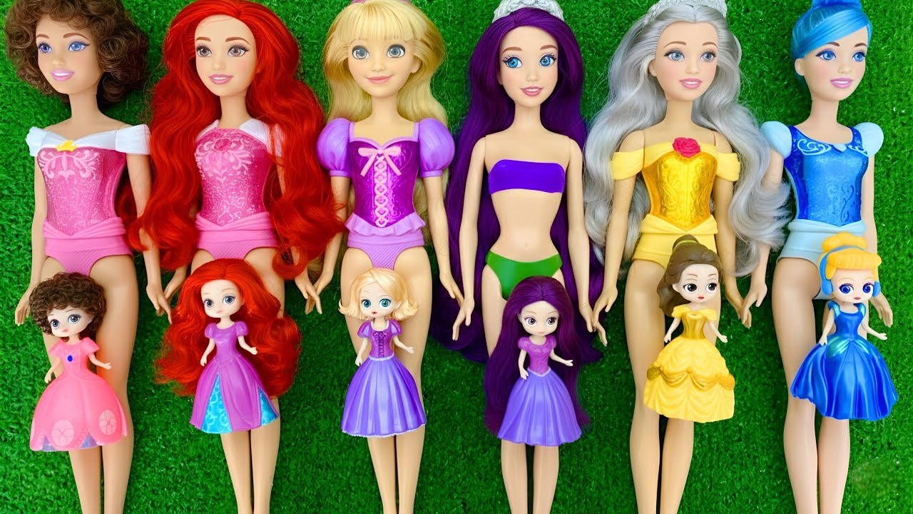 Cute Miniatures Disney Princess Frozen ELSA & Annall! elsa satisfying unboxing