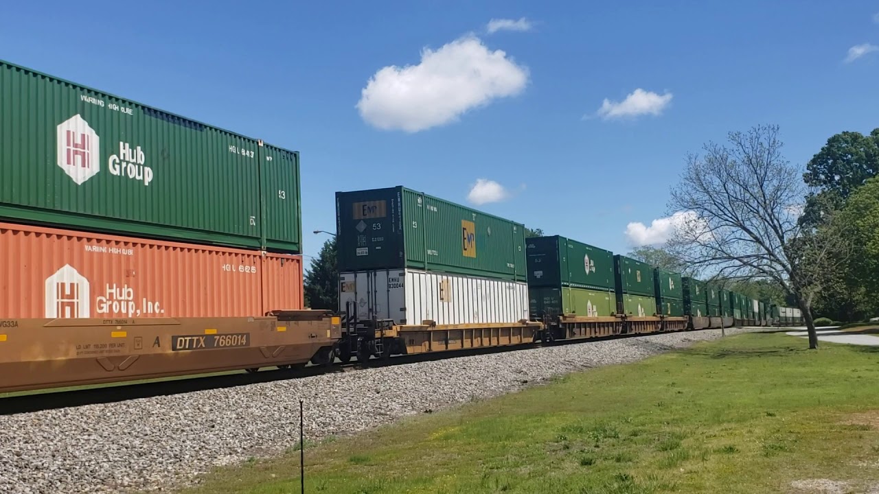 NS 213 Intermodal Taylors, SC w/Barcode Unit leading