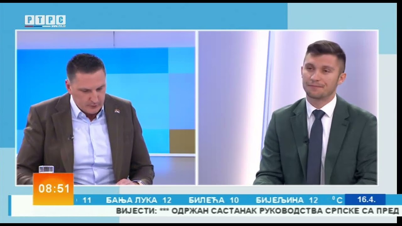 Jutarnji program:  gosti  Nedeljko Elek i Bojan Kresojević /// 16.04.2025.