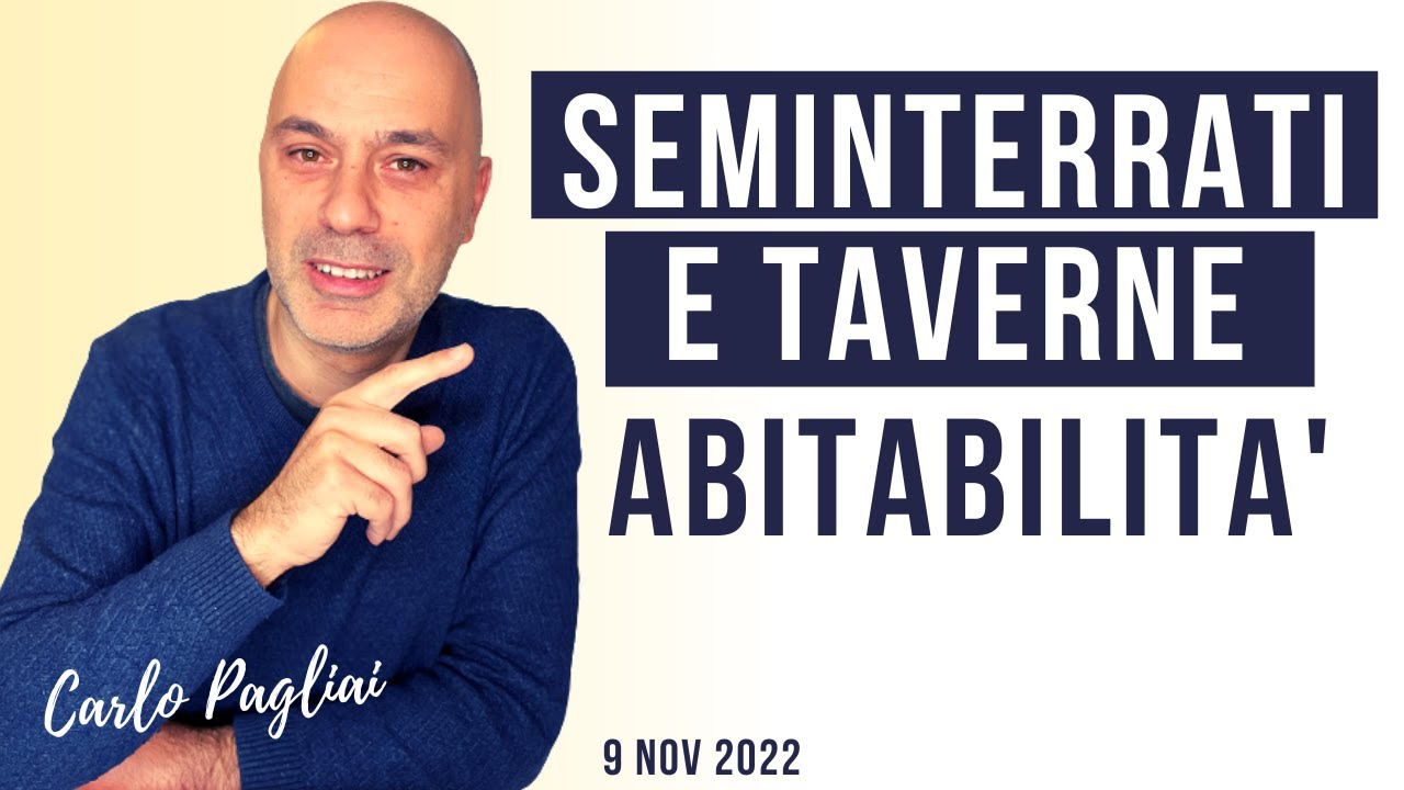 Seminterrati e taverne abitabili, altezze minime non derogabili