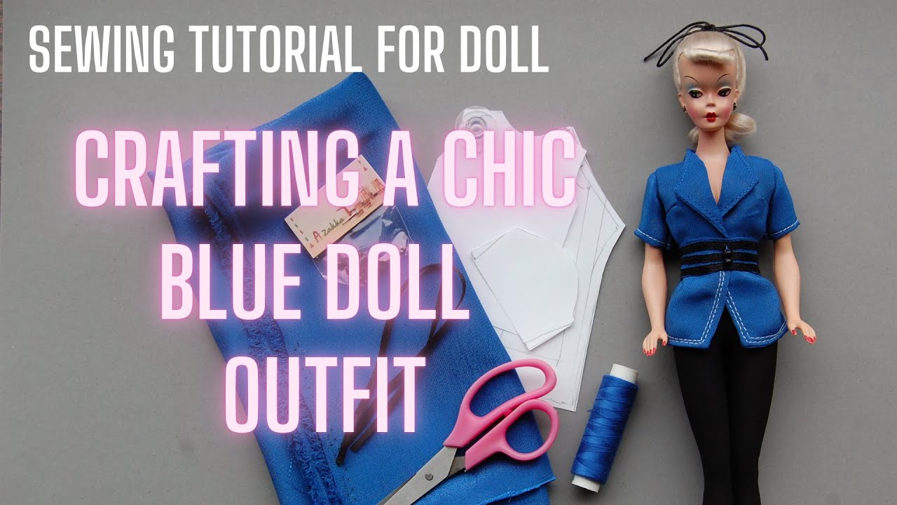 The Secret Behind This Gorgeous Blue Doll Outfit – You Have to Watch!