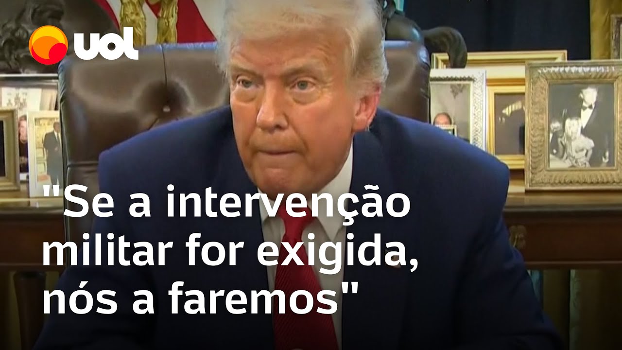 Trump diz que ação militar contra Irã é possível se não houver acordo sobre programa nuclear