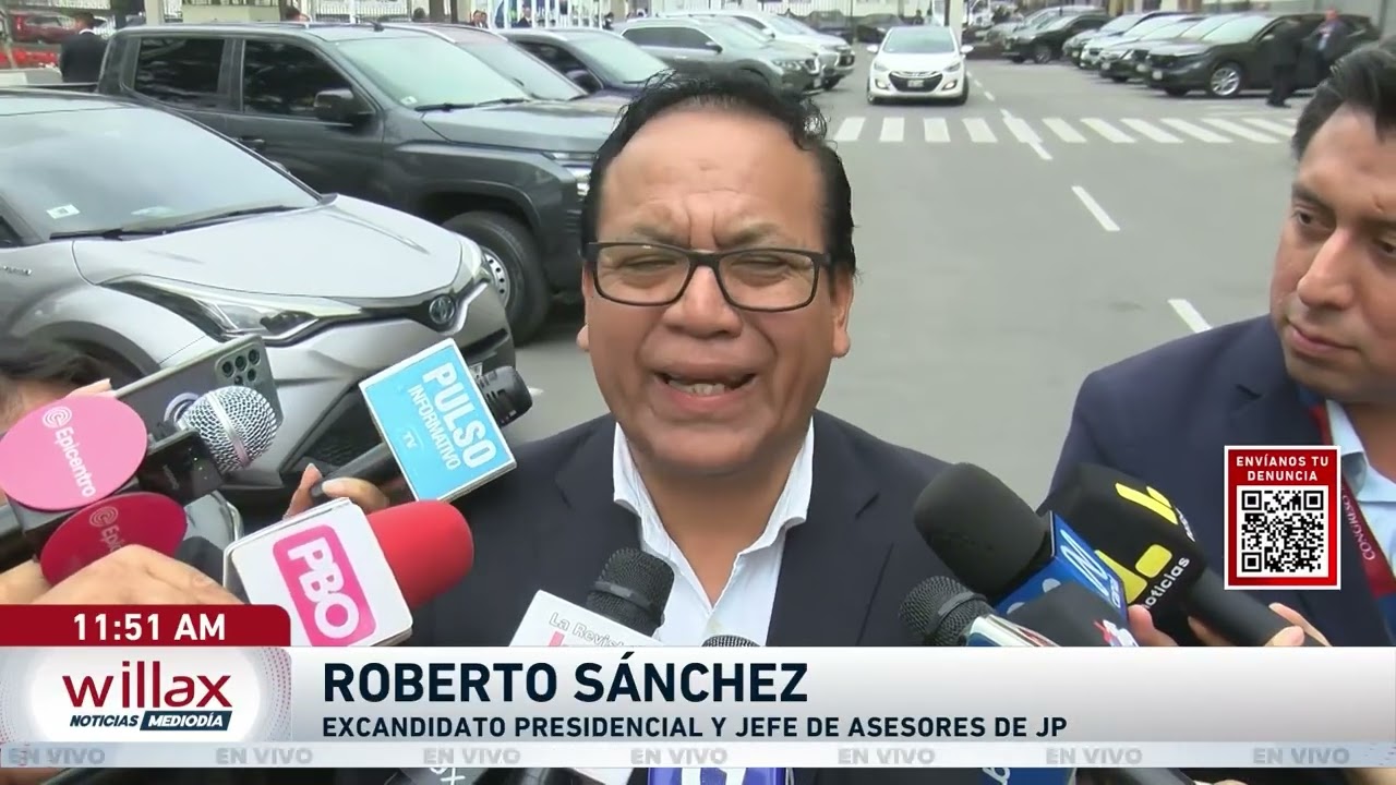 Willax Noticias Mediod&iacute;a - SET 29 - DECLARACIONES DE ROBERTO S&Aacute;NCHEZ | Willax