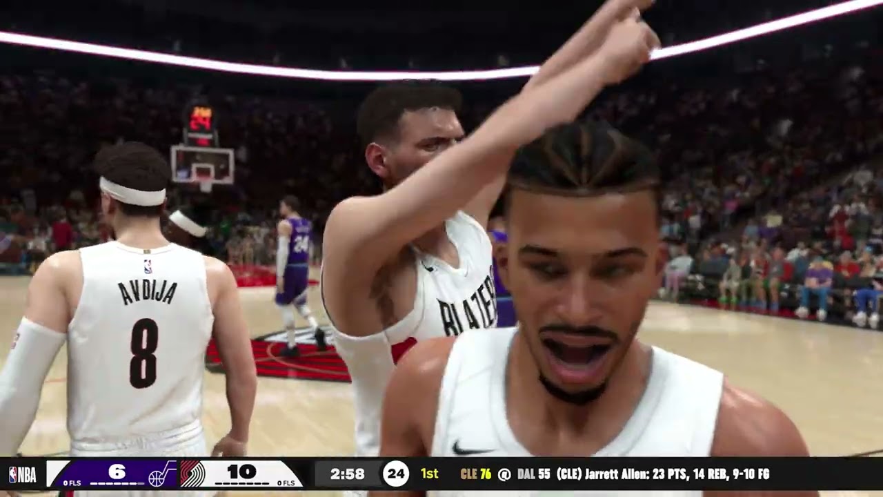 NBA 2K26 Gameplay: Utah Jazz vs Portland Trail Blazers - (Xbox Series X) [4K60FPS]