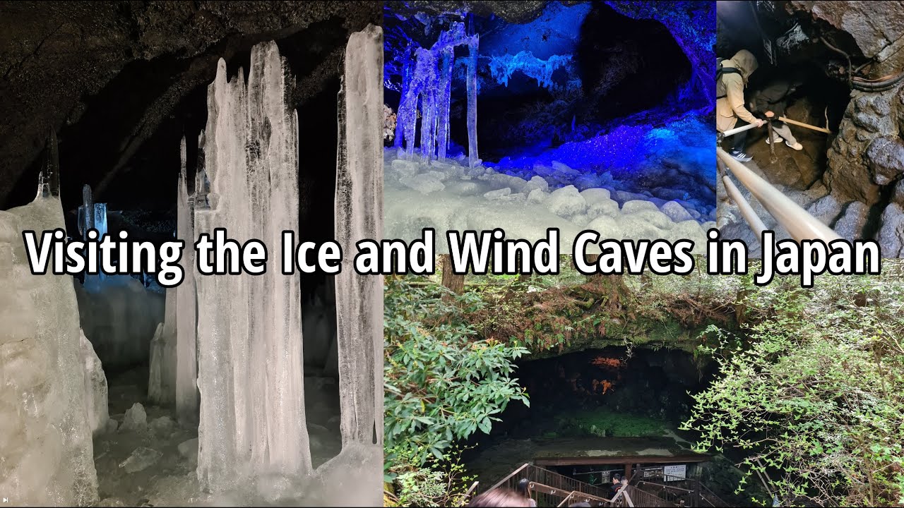 Exploring Caves in Japan | Fugaku Wind Cave and Narusawa Ice Cave | A Short Walkthrough Vlog