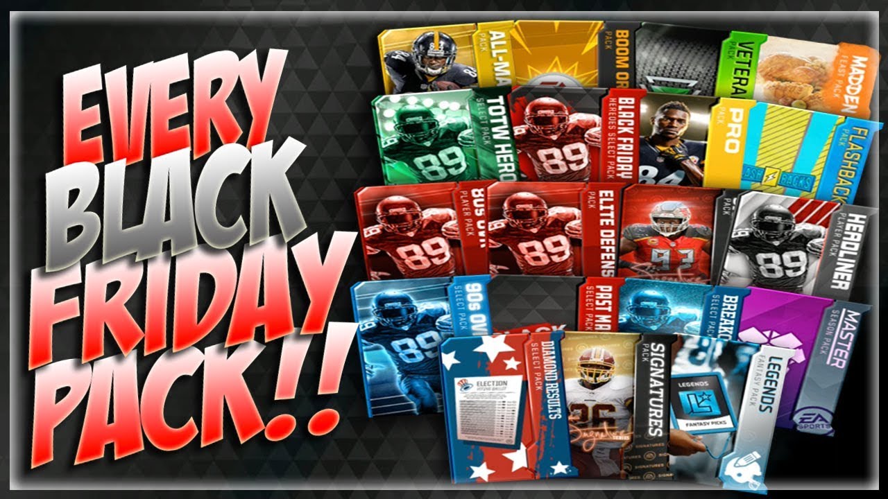 INSANE FULL LEGEND PULL!! MADDEN OVERDRIVE VARIETY PACK OPENING BLACK FRIDAY DEALS!!