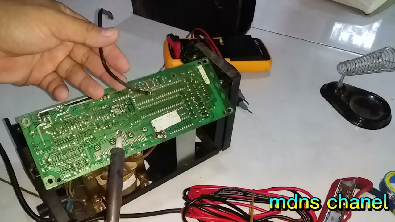 Cara mengubah UPS menjadi inverter sangat simple