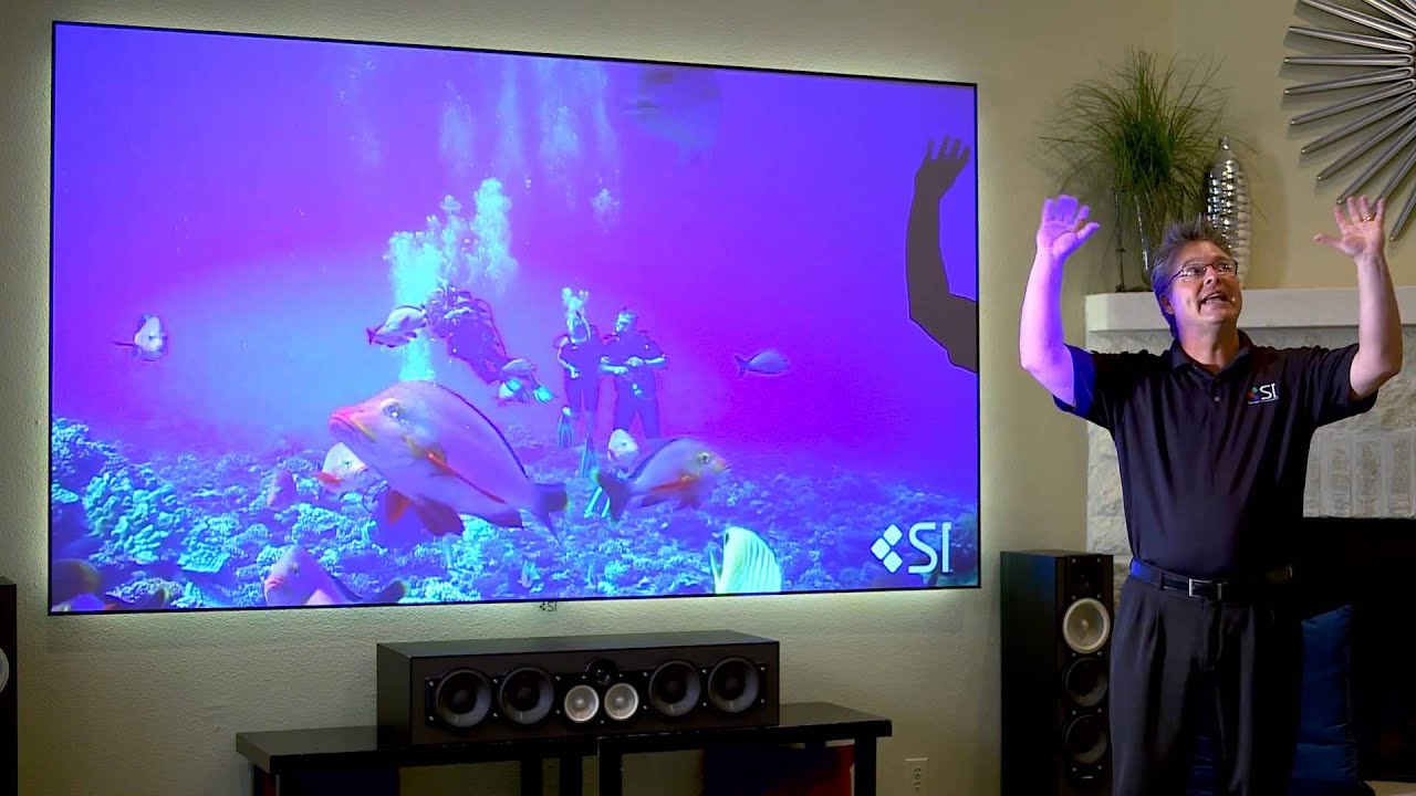 Black Diamond Zero Edge Projection Screen