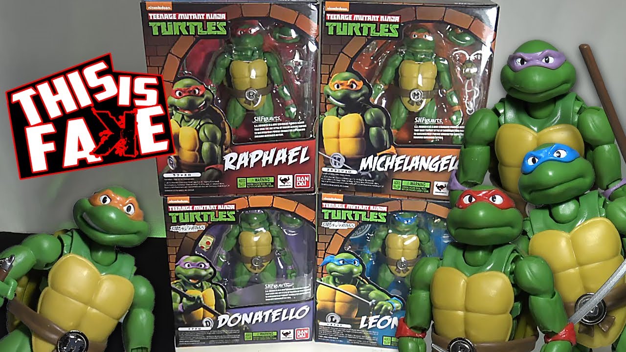 Knockoff TMNT!?!? This is Fake SH Figuarts Teenage Muntant Ninja Turtles 4K